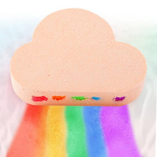 Load image into Gallery viewer, Natural Skin Care Cloud Shape Rainbow Bath Bubble Exfoliating Moisturizing Bath Ball Bombs Skin Care Romantic Bath Salt