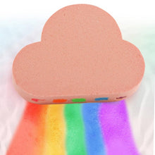 Load image into Gallery viewer, Natural Skin Care Cloud Shape Rainbow Bath Bubble Exfoliating Moisturizing Bath Ball Bombs Skin Care Romantic Bath Salt