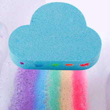 Load image into Gallery viewer, Natural Skin Care Cloud Shape Rainbow Bath Bubble Exfoliating Moisturizing Bath Ball Bombs Skin Care Romantic Bath Salt