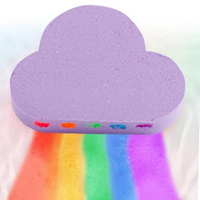 Load image into Gallery viewer, Natural Skin Care Cloud Shape Rainbow Bath Bubble Exfoliating Moisturizing Bath Ball Bombs Skin Care Romantic Bath Salt